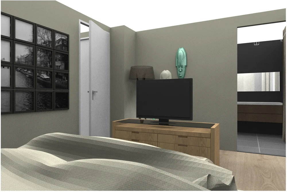 Woning Fam. A- verbouwing en styling masterbedroom